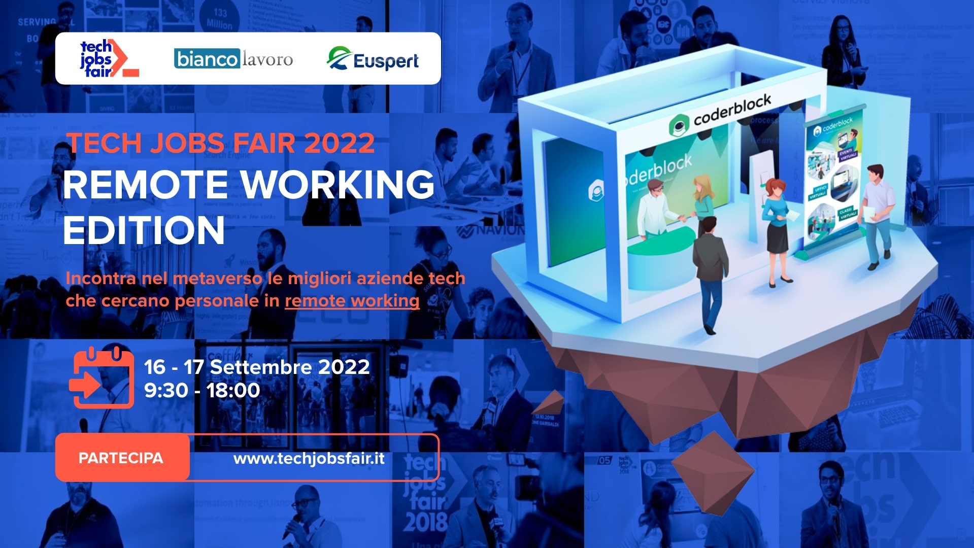 TECH JOBS fair Remote Working Edition 16 e 17 settembre 2022 > TECH